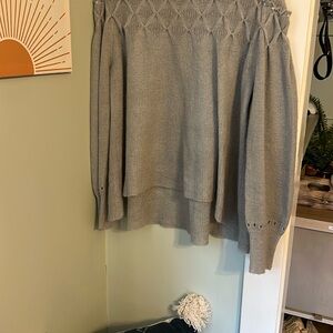 Gray Knit Sweater